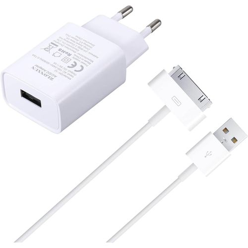 Chargeur Et Câble Compatible Avec Iphone 4/4s, Ipad 2/3/1,Ipod Nano/Touch