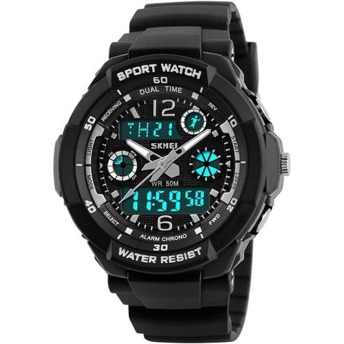 Montre Digitale Enfant Avec Chronometre,Alarme,Calendrier - Aqsacokiya - Montres Sport Pour Garcon Avec Bracelet En Silicone