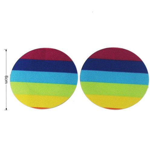 Cache-Tétons Invisibles Pour Femmes, 10 Paires, Arc-En-Ciel, Sexy, Autocollants Pour Seins Instantanés, Bande De Levage De Poitrine, Lgbt, C¿Ur, Fleur, Croix, Lèvres D'étoile