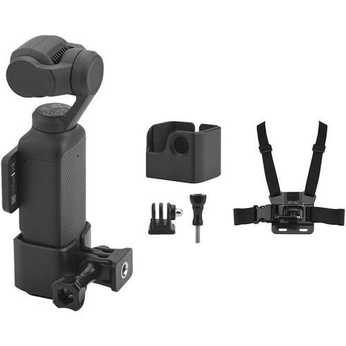 Adaptateur d'extension pour DJI Osmo Pocket 3, cadre de protection d'appareil photo à utiliser avec clips de sac à dos, supports de cou, accessoires pour bandeaux (ensemble de cadre adaptateur