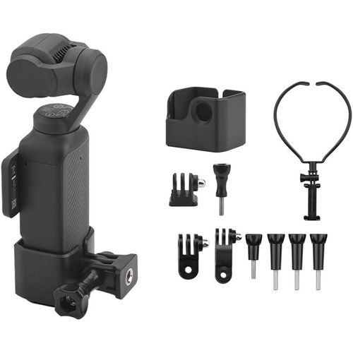 Adaptateur d'extension pour DJI Osmo Pocket 3, cadre de protection d'appareil photo à utiliser avec clips de sac à dos, supports de cou, accessoires pour bandeaux (ensemble de cadre adaptateur