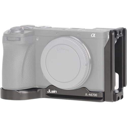 Plaque de dégagement rapide, angle en L, plaque de dégagement rapide verticale, support en L pour appareil photo Sony A6700 (ILCE-6700), compatible avec DJI Ronin RS2/RSC2/RS3/RS3 Pro/RS3 Mini s