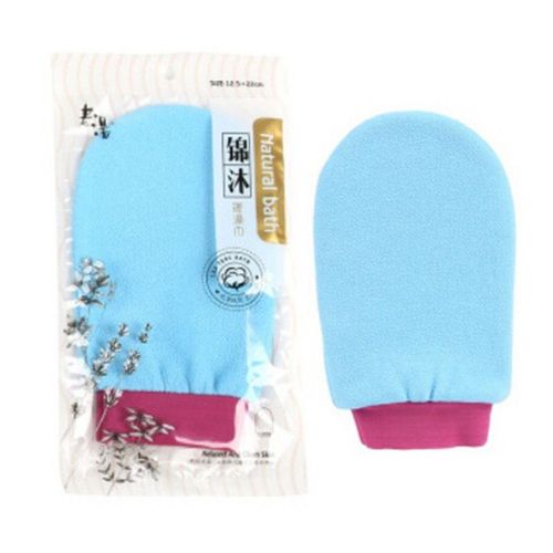 1pc Douche Spa Exfoliant Recto-Verso Gant De Bain 5 Couleurs Corps Nettoyage Gommage Gant Frotter Enlèvement De La Peau Morte Produits De Salle De Bains 