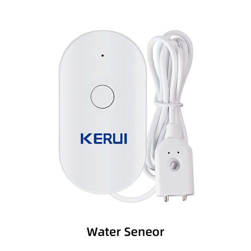 Kerui W181-Panneau De Système D'alarme Pour La Maison,Wifi 101,Prise En Charge Sans Fil,Alexa,Tuya Smart Andrea Control,Capteur De Mouvement,Sirène - Type Water Sensor