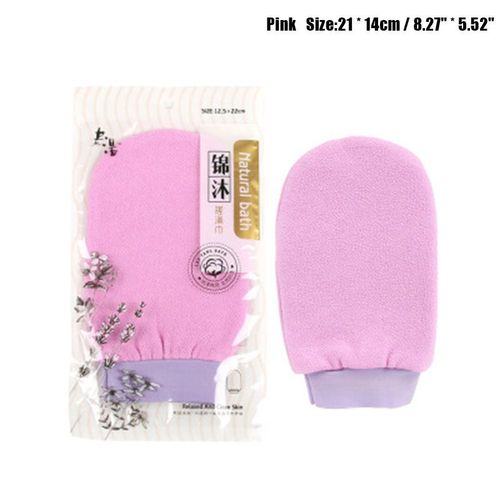 1pc Douche Spa Exfoliant Recto-Verso Gant De Bain 5 Couleurs Corps Nettoyage Gommage Gant Frotter Enlèvement De La Peau Morte Produits De Salle De Bains 
