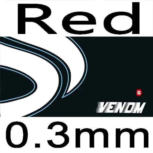¿¿P¿¿E Venom En Caoutchouc Pour Raquette De Ping-Pong","Pour Tennis De Table - Type Red 0.3mm