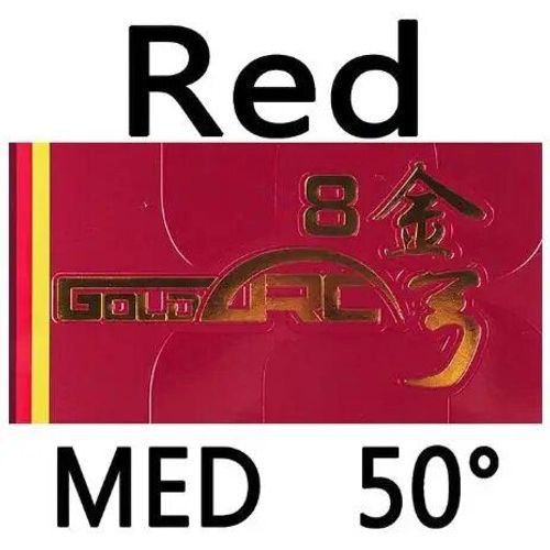 Dhs Goldarc 8-Caoutchouc De Tennis De Table ¿¿ Haute ¿¿Lasticit¿¿",Boucle D'attaque Rapide,Allround Pour Raquette De Tennis De Table,"Caoutchouc Astrtiens Aki - Type Red Med H50