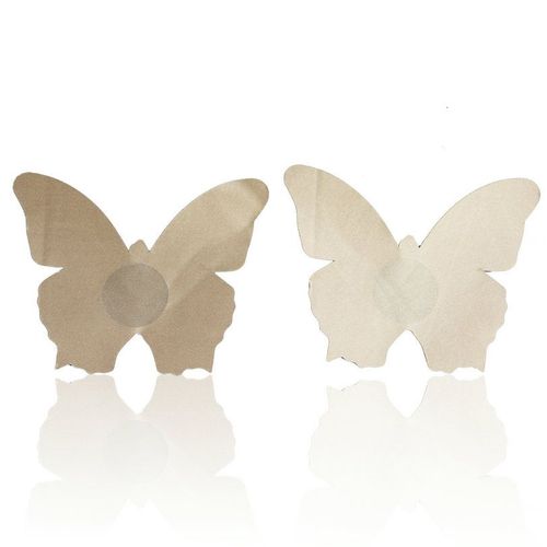 Cache-Tétons Adhésifs Papillon, 5 Pièces, Autocollants Pour Seins, Pâte De Lait, Poitrine Anti-Vide, Soutien-Gorge Intime Invisible