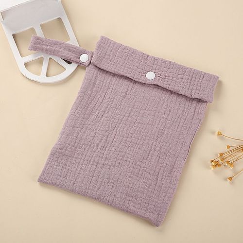 Sac À Couches Pour Maman,Sac De Rangement De Couches Pour Bébé,Imprimé De Dessin Animé Mignon,Sac À Main Pour Bébé Garçons Filles,Sac Suspendu À Roulettes - Type Purple