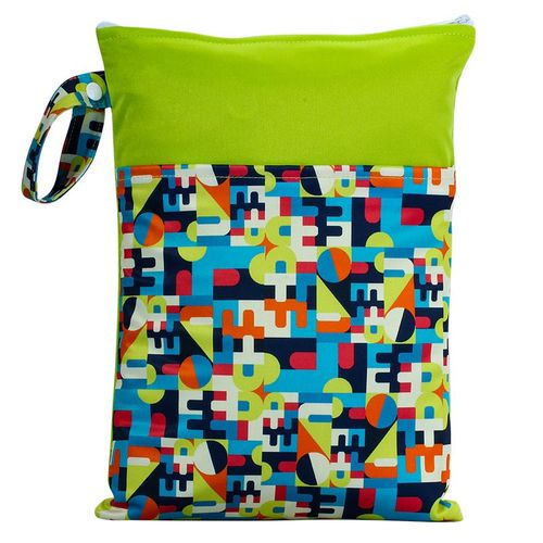 Babyshow-Sac À Couches Étanche Et Réutilisable Pour Maman 35x25cm,Sac Sec Avec Deux Fermetures À Glissière Pour Bébé - Type G20