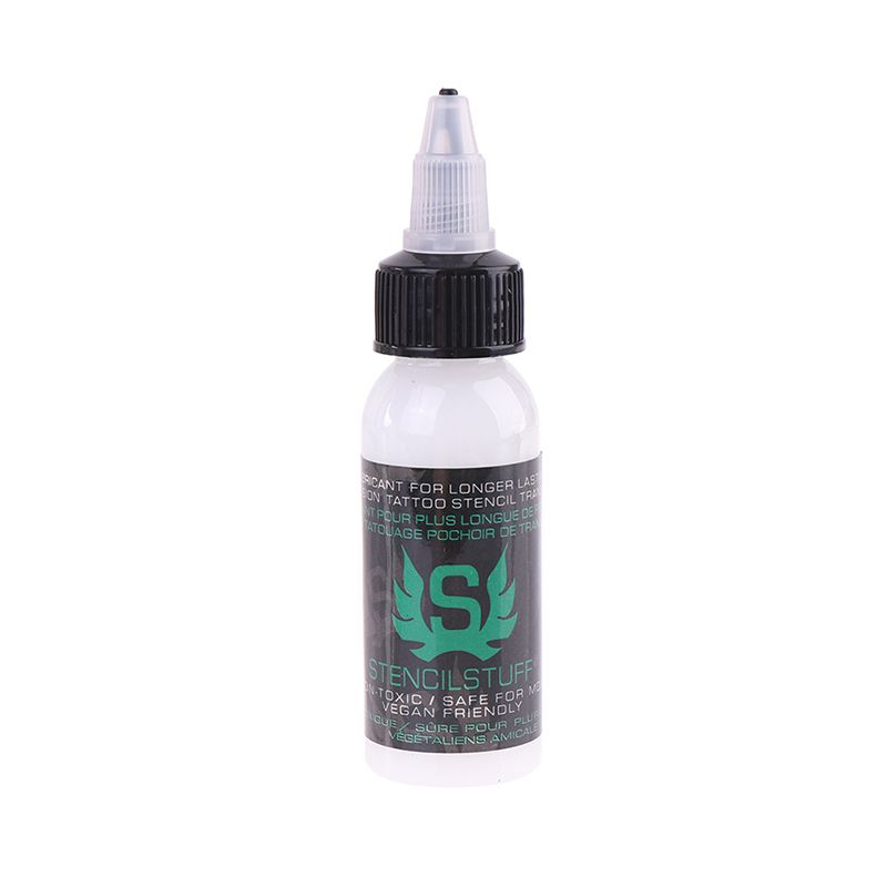 Solution De Transfert Electrum Premium Pour Pochoir Tatouage - 59ml - Crème Verte Végétalienne