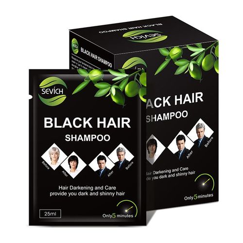 One Wash Black Shampooing Fast Hair Dye, Bio Natural Dye, Only 5 Apprenblack Hair, Document Dye For Cover, Grey, White Hair 