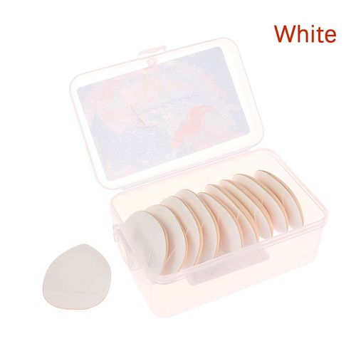 Ensemble De Mini Éponges De Maquillage Pour Les Doigts, 10 Pièces/Boîte, Pour Dissimuler Les Détails Du Fond De Teint, Coussin Cosmétique Professionnel 