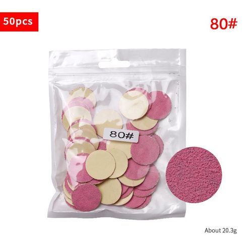 Papier De Ponçage Remplaçable 25mm, 50 Pièces/Sac, Tige De Disque Métallique, Pour Pédicure, Perceuse À Ongles, Élimination Des Callosités Et De La Peau Morte, Soins Des Pieds En Salon 