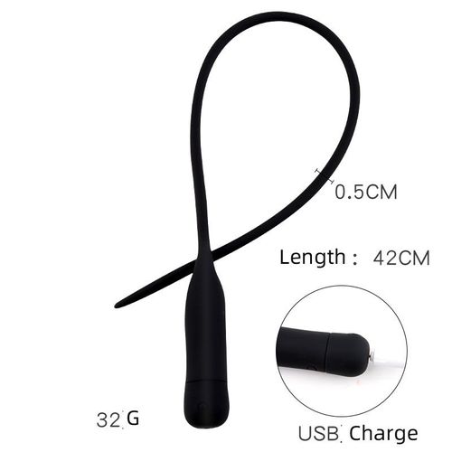 Vibromasseur Urétral Avec Son Extrêmement Vibrant Pour Stimuler Le Pénis Masturbation Massage Poisson Jouet Sexuel Pour Homme Adulte Recharge Usb