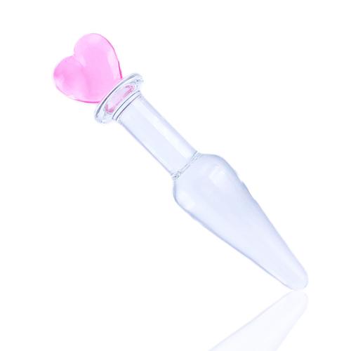 Blue Coussins Glass Butt Plug, 135mm Sensual Sex Toy, Explore Ass Play, Vagin, Thiculate, Orgasmic, Lesbian Backdoor, Love Game, Femmes, Hommes