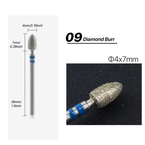 Forets À Ongles En Diamant, Meilleurs Accessoires Pour Vernis À Ongles En Gel, Manucure, Nail Art, Tige, Sculpture, Polissage 