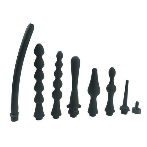 Douche, Douche, Anus, Nettoyage Du Vagin, Pièces De Système De Seringue De Lavement En Silicone, Bouchon Anal, Perles, Embouts, Fixation, Jouets Sexuels