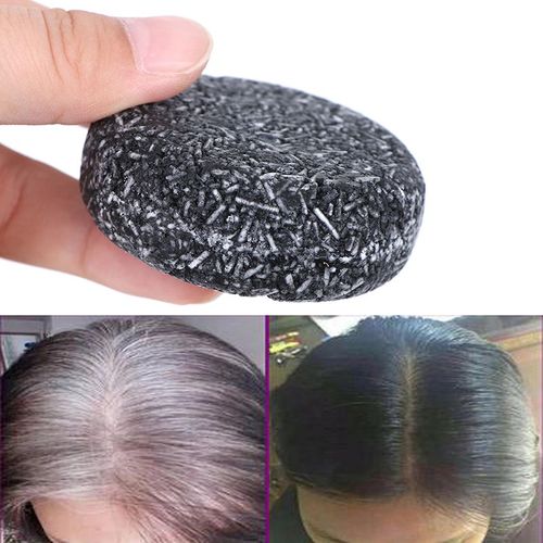 Savon Détox Au Charbon De Bambou, Teinture Pour Cheveux, Shampoing Pour Cheveux Noirs 