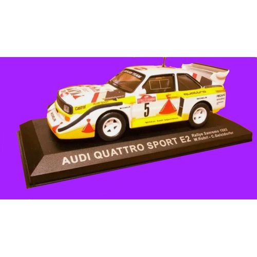 Audi Quatro #5 Sport E2 W.Rohrl-C.Geistdorfer Rallye Sanremo 1985-Ixo