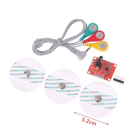 Module De Mesure Physiologique Ecg Pour Arduino Uno R3, Dispositif De Contrôle Du Pouls Cardiaque, Ad8232 