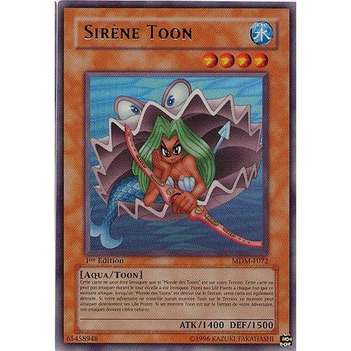 Sirene Toon En Fr Mdm-F072 En Ultra Rare