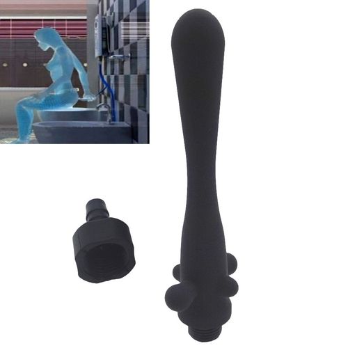 Buse De Douche Anale, Embout Anal, Tête De Nettoyage Du Vagin, En Silicone Souple, Pièces De Seringue De Lavement, Bouchon De Douche, Fixation De Lavement