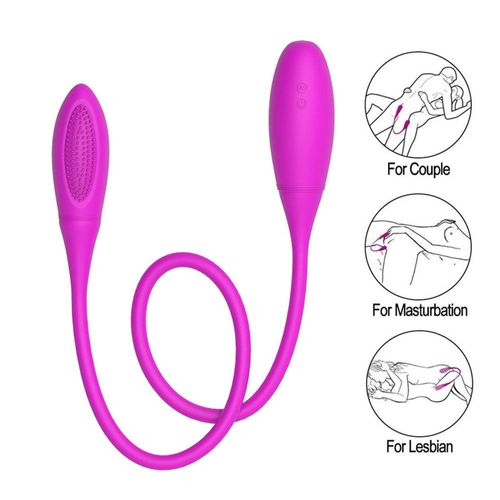 Vibromasseur Anal Double Gode Pour Femme, Jouets Sexuels, Éthicateur De Clitoris, Plug Anal, Oeufs Vibrants, Rechargeable, Adulte