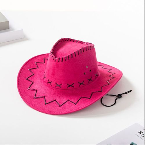 Chapeau De Cowboy Unisexe,Couleur Unie,Pour Adulte,Protection Solaire À Large Bord,Jazz En Plein Air,Printemps Été