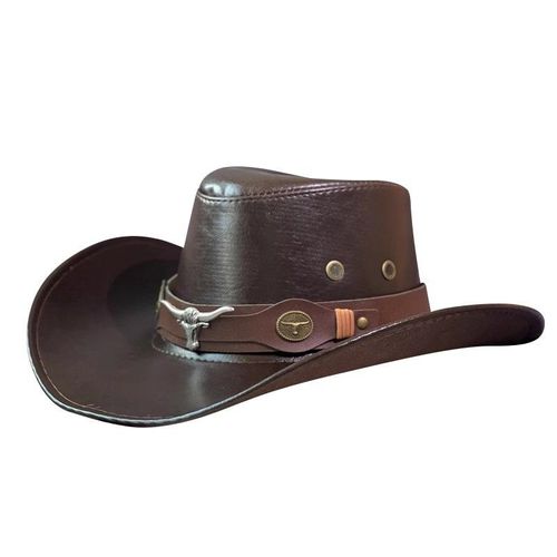 Chapeaux De Cowboy Occidental En Faux Cuir Pour Femmes Et Hommes,Vintage,Robe De Monsieur,Panama,Casquette De Jazz,Sombrero Hombre,