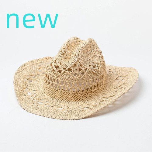 Chapeau De Cowboy En Feutre Monochrome Pour Hommes Et Femmes,Chapeaux De Paille,Grand Bord,Extérieur,Plage,1958,Vert Enge