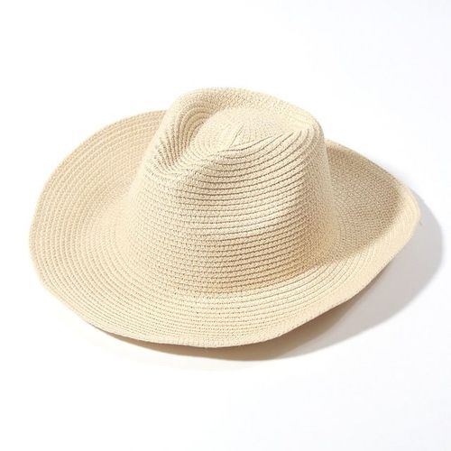 Chapeau De Cowboy En Feutre Monochrome Pour Hommes Et Femmes,Chapeaux De Paille,Grand Bord,Extérieur,Plage,1958,Vert Enge