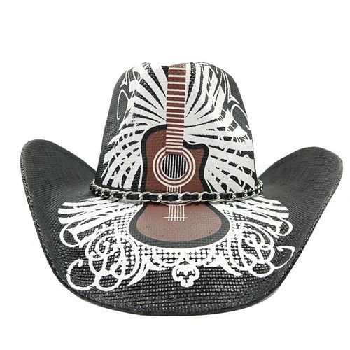 Chapeau De Cowboy Vintage En Paille Épaissie Pour Hommes Et Femmes,Chapeau De Soleil D'été,Grande Taille,Jazz,2023