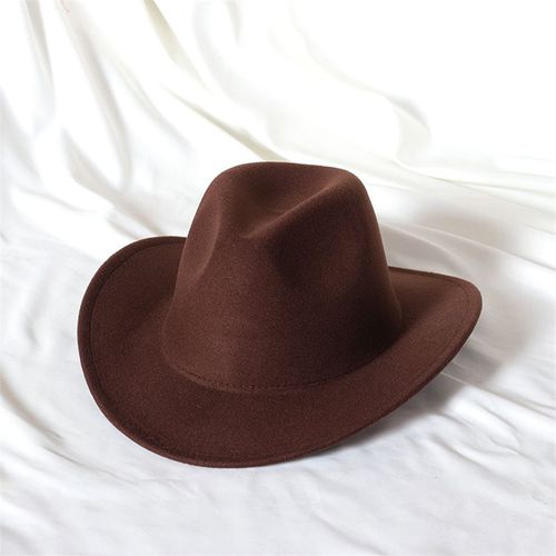Chapeau De Cowboy En Laine Pour Hommes,Couvre-Chef De Chevalier Vintage,Crochet En Métal,Automne/Hiver 2023