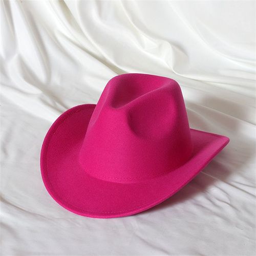 Chapeau De Cowboy En Laine Pour Hommes,Couvre-Chef De Chevalier Vintage,Crochet En Métal,Automne/Hiver 2023