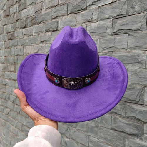Chapeau De Cowboy En Laine Pour Hommes,Couvre-Chef De Chevalier Vintage,Crochet En Métal,Automne/Hiver 2023