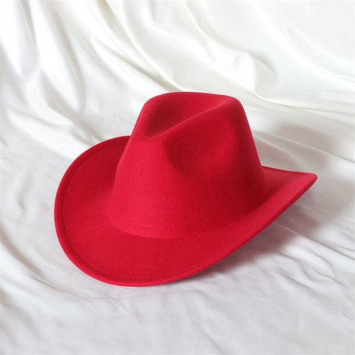 Chapeau De Cowboy En Laine Pour Hommes,Couvre-Chef De Chevalier Vintage,Crochet En Métal,Automne/Hiver 2023