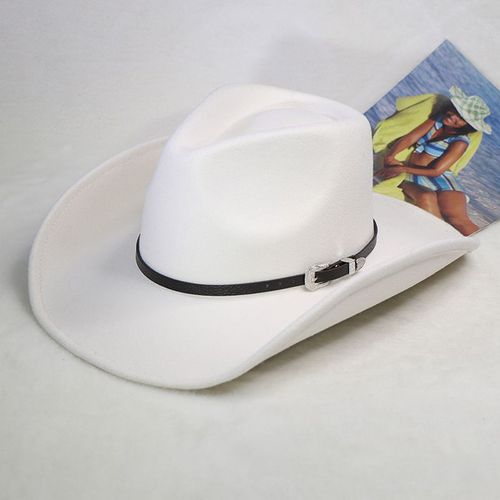 Chapeau De Cowboy En Laine Pour Hommes,Couvre-Chef De Chevalier Vintage,Crochet En Métal,Automne/Hiver 2023