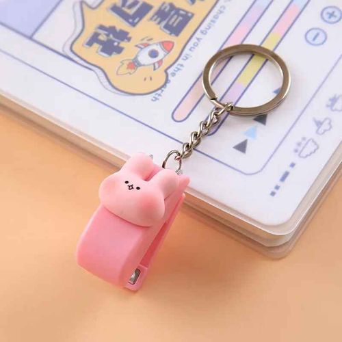 Mini Machine À Relier Les Livres Portable Créative,Animal Électronique Mignon,Porte-Clés,Fournitures Scolaires,Accessoires De Bureau,Cadeaux De Papeterie - Type H