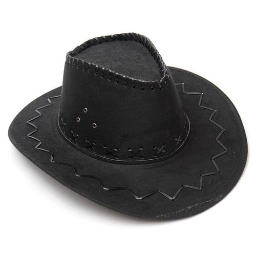 Chapeau De Cowboy Occidental Décontracté Pour Hommes Et Femmes,Chapeau De Soleil Pour Enfants,Daim Él,Bord Large,Loisirs D'halloween