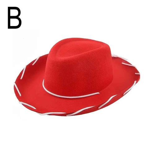Chapeau De Cowboy Unisexe,Robe De Barrage,Jazz,Vêtements De Sauna,Anderen Feutre,Casquette Occidentale À Bord Large,Style Fedora X6p5,