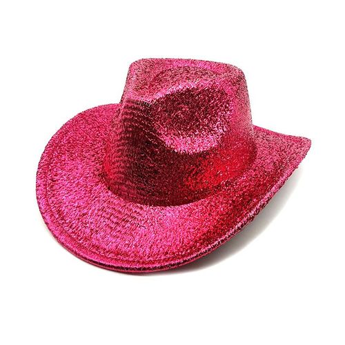 Chapeaux Fedora À Paillettes À Large Bord Pour Femmes,Festival De Performance,Fête Costumée De Cow-Girl,Chapeau De Cowboy Occidental,Soirée