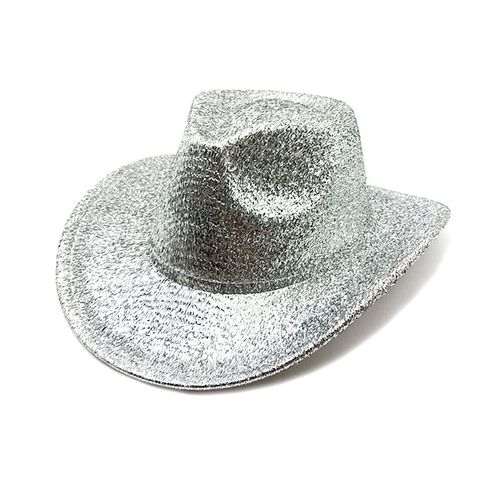 Chapeaux Fedora À Paillettes À Large Bord Pour Femmes,Festival De Performance,Fête Costumée De Cow-Girl,Chapeau De Cowboy Occidental,Soirée