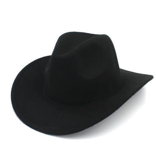 Chapeau De Cowboy Western En Feutre Pour Enfant,Casquette De Cowgirl,Jazz,Soleil,Toca Sombrero,12,Laine,Hiver,Automne