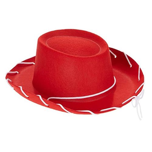 Chapeau Cowboy En Feutre Rouge Marron Pour Enfants Déguisement Accessoire Costume Tenue