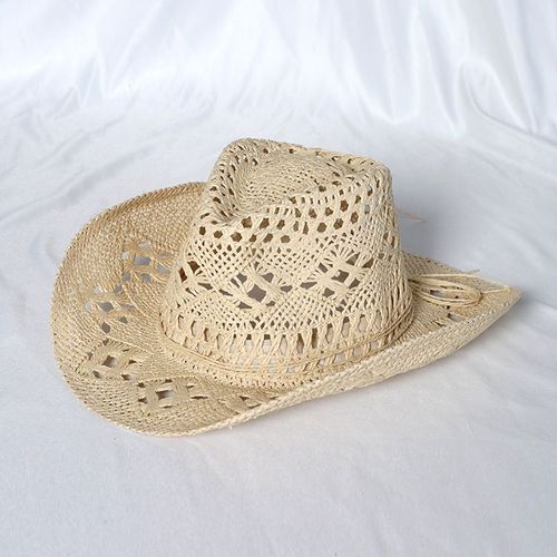 Chapeau De Cowboy En Feutre Monochrome Pour Hommes Et Femmes,Chapeaux De Paille,Grand Bord,Extérieur,Plage,1958,Vert Enge