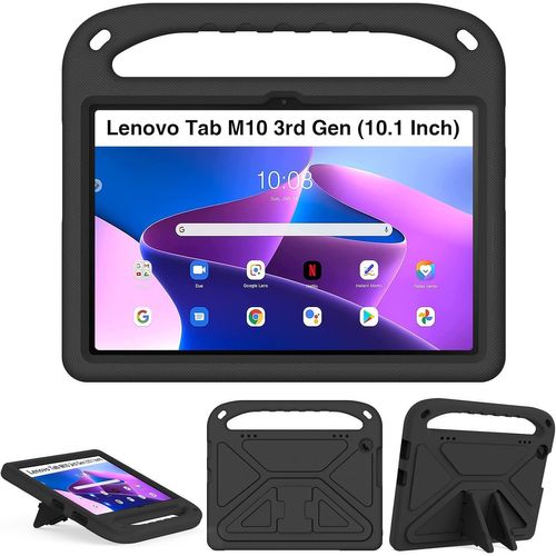 Coque pour Lenovo Tab M10 3rd Gen 10.1"",EVA Léger Étui de Protection Poignée Housse Enfants pour Lenovo Tab M10 3rd Gen 2022 TB-328F/TB-328X-Noir
