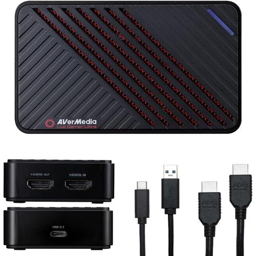 Live Gamer Ultra GC553,Boîtier d'Acquisition Vidéo et de Streaming USB3.1,Pass-Through 4Kp60 HDR,Très Faible Latence,Enregistre jusqu'à 120 FPS