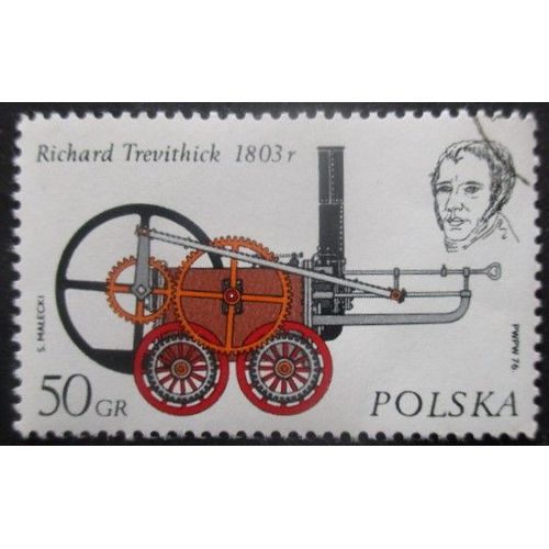 Pologne N°2262 Locomotive Oblitéré
