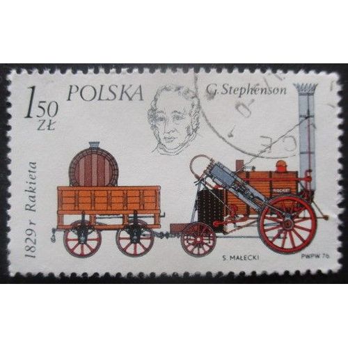 Pologne N°2264 Locomotive Oblitéré